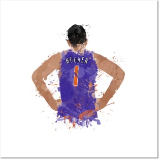 Devin Booker Paint Splatter Art Posters and Art